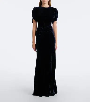 Victoria Beckham Isabella velvet gown | Thumbnail 5 Victoria Beckham Isabella velvet gown | Thumbnail 5