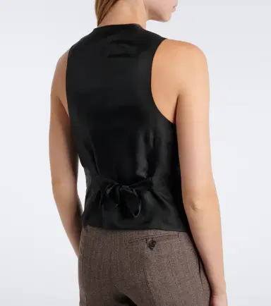 Victoria Beckham Pinstripe vest | Thumbnail 2 Victoria Beckham Pinstripe vest | Thumbnail 2