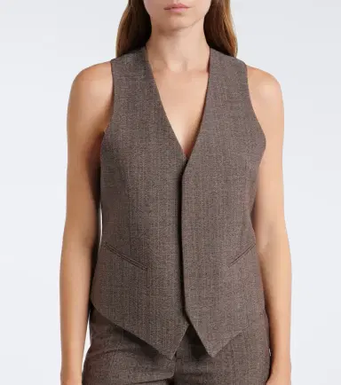 Victoria Beckham Pinstripe vest | Thumbnail 3 Victoria Beckham Pinstripe vest | Thumbnail 3