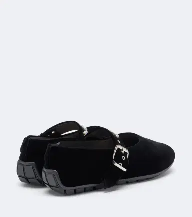 Simone Rocha Embellished velvet Mary Jane flats | Thumbnail 4 Simone Rocha Embellished velvet Mary Jane flats | Thumbnail 4