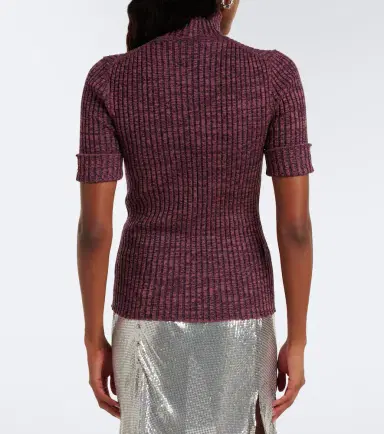 Rabanne Ribbed-knit wool and silk sweater | Thumbnail 5 Rabanne Ribbed-knit wool and silk sweater | Thumbnail 5