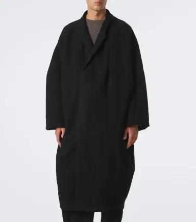 Rick Owens Poiret virgin wool coat | Thumbnail 2 Rick Owens Poiret virgin wool coat | Thumbnail 2