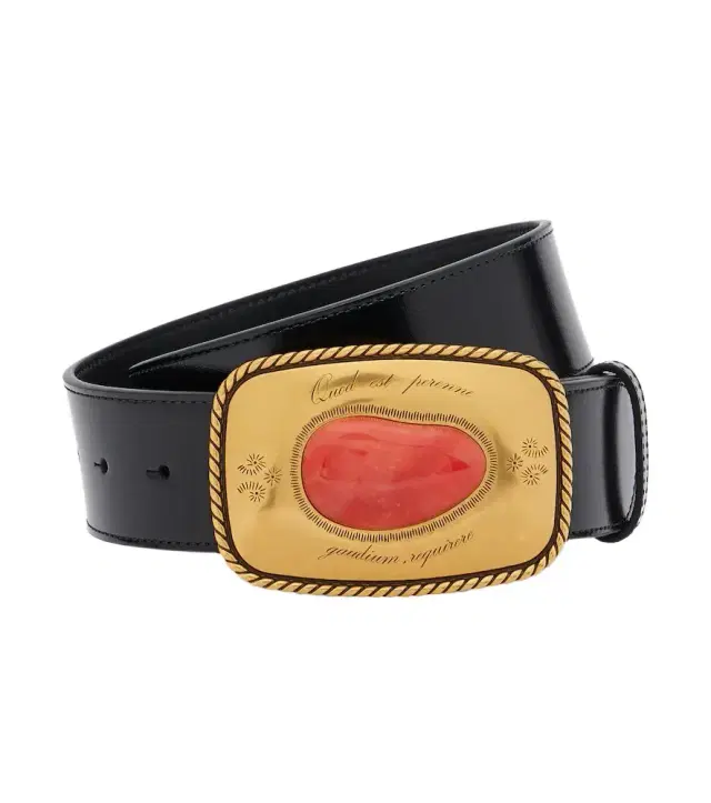 Valentino Garavani Embellished leather belt