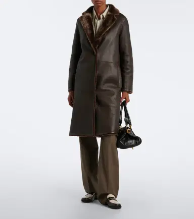Yves Salomon Shearling coat | Thumbnail 5 Yves Salomon Shearling coat | Thumbnail 5