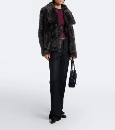 Yves Salomon Shearling jacket | Thumbnail 5