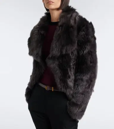 Yves Salomon Shearling jacket | Thumbnail 7