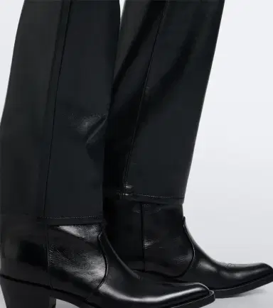 AGOLDE Lana leather-blend straight pants | Thumbnail 3 AGOLDE Lana leather-blend straight pants | Thumbnail 3