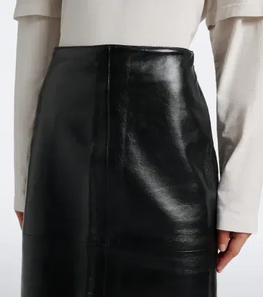 AGOLDE Hikson leather-blend midi skirt | Thumbnail 5 AGOLDE Hikson leather-blend midi skirt | Thumbnail 5
