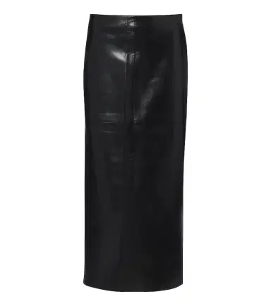 AGOLDE Hikson leather-blend midi skirt | Thumbnail 1 AGOLDE Hikson leather-blend midi skirt | Thumbnail 1