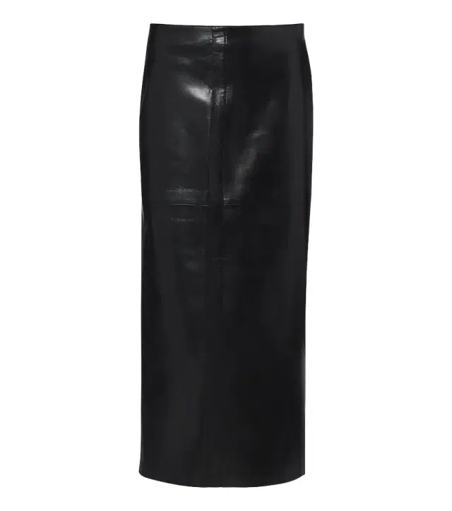 AGOLDE Hikson leather-blend midi skirt