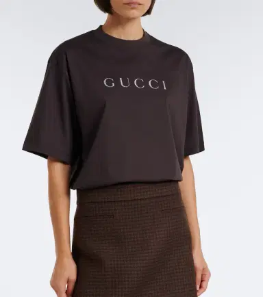 Gucci Logo cotton jersey T-shirt | Thumbnail 3 Gucci Logo cotton jersey T-shirt | Thumbnail 3
