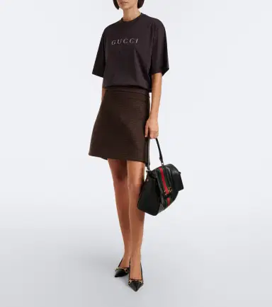 Gucci Logo cotton jersey T-shirt | Thumbnail 4 Gucci Logo cotton jersey T-shirt | Thumbnail 4