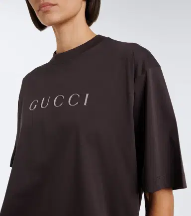 Gucci Logo cotton jersey T-shirt | Thumbnail 5 Gucci Logo cotton jersey T-shirt | Thumbnail 5