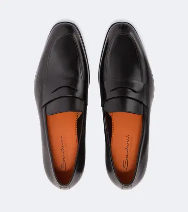 Santoni Leather penny loafers | Thumbnail 5 Santoni Leather penny loafers | Thumbnail 5