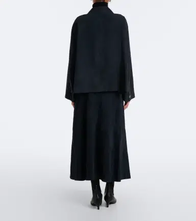 Joseph Helius suede midi skirt | Thumbnail 2