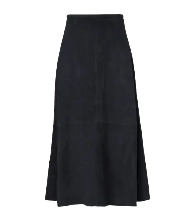 Joseph Helius suede midi skirt