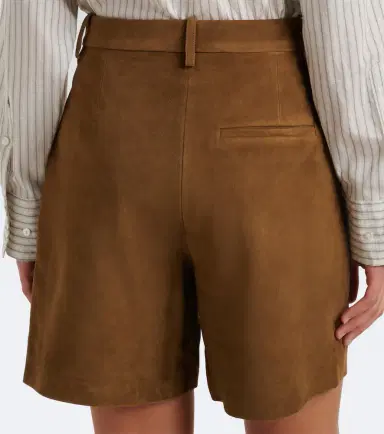Joseph Suze pleated suede shorts | Thumbnail 2 Joseph Suze pleated suede shorts | Thumbnail 2