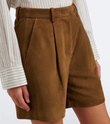 Joseph Suze pleated suede shorts | Thumbnail 4 Joseph Suze pleated suede shorts | Thumbnail 4