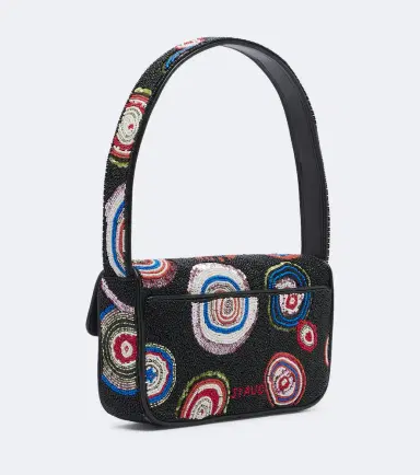 Staud Tommy Small beaded shoulder bag | Thumbnail 3