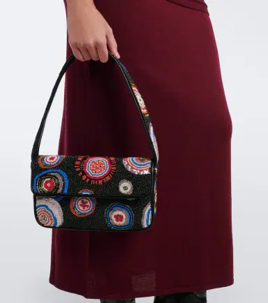 Staud Tommy Small beaded shoulder bag | Thumbnail 5