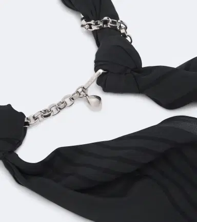 TOTEME Chain-detail silk scarf | Thumbnail 2