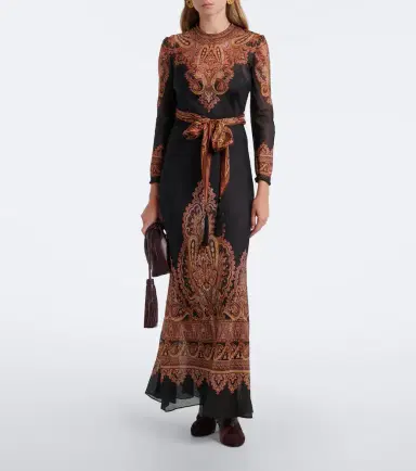 Zimmermann Ascent paisley linen and silk maxi dress | Thumbnail 3 Zimmermann Ascent paisley linen and silk maxi dress | Thumbnail 3