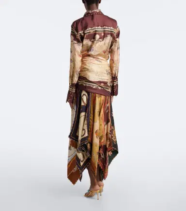 Zimmermann Valiant draped printed silk maxi skirt | Thumbnail 6 Zimmermann Valiant draped printed silk maxi skirt | Thumbnail 6