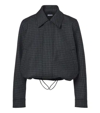 Loewe Gingham wool-blend blouson jacket | Thumbnail 1