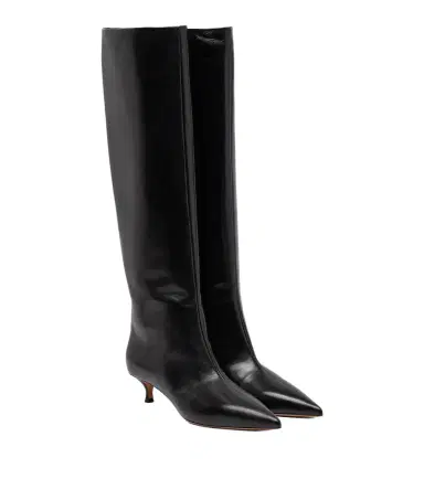 Le Monde Béryl Le Monde Béryl Babouche leather knee-high boots | Thumbnail 1 Le Monde Béryl Le Monde Béryl Babouche leather knee-high boots | Thumbnail 1