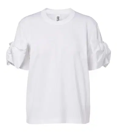 NOIR KEI NINOMIYA Bow-detail cotton jersey T-shirt | Thumbnail 1