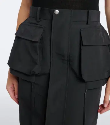 Sacai Cotton-blend zip-up midi skirt | Thumbnail 2 Sacai Cotton-blend zip-up midi skirt | Thumbnail 2