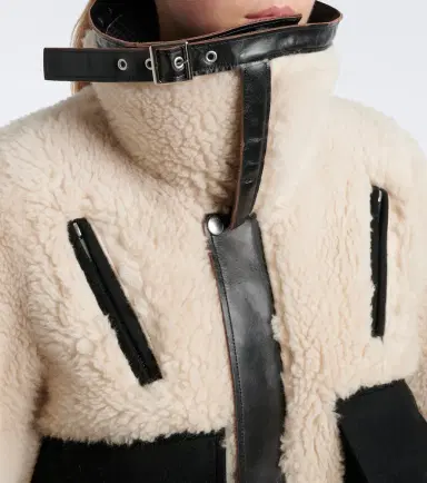 Sacai Paneled wool-blend blouson jacket | Thumbnail 6 Sacai Paneled wool-blend blouson jacket | Thumbnail 6