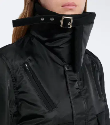 Sacai Wool-trimmed blouson jacket | Thumbnail 5 Sacai Wool-trimmed blouson jacket | Thumbnail 5