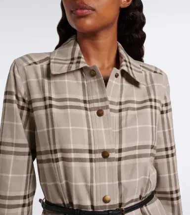 Burberry Check belted cotton shirt dress | Thumbnail 3