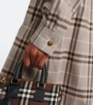 Burberry Check belted cotton shirt dress | Thumbnail 5