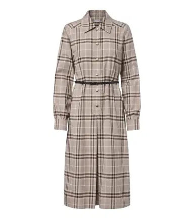 Burberry Check belted cotton shirt dress | Thumbnail 1