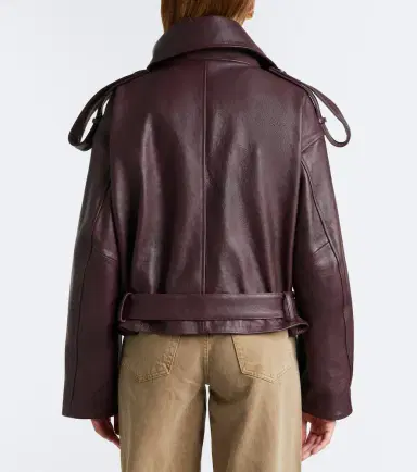 7 For All Mankind Double-breasted leather jacket | Thumbnail 2