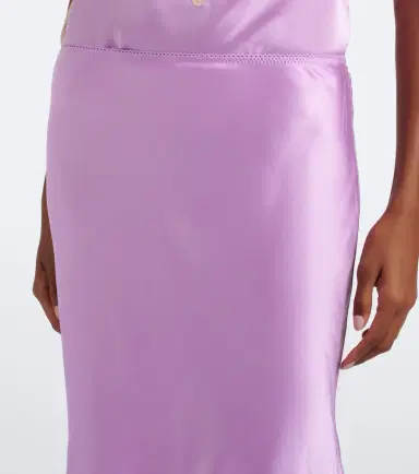 DÔEN Dôen Elowette lace-trimmed silk slip skirt | Thumbnail 3