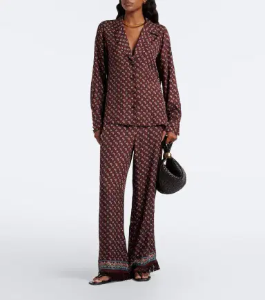 DÔEN Dôen Lavona fringed silk-blend wide-leg pants | Thumbnail 5 DÔEN Dôen Lavona fringed silk-blend wide-leg pants | Thumbnail 5