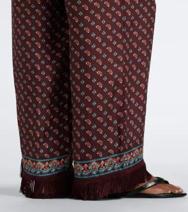 DÔEN Dôen Lavona fringed silk-blend wide-leg pants | Thumbnail 6 DÔEN Dôen Lavona fringed silk-blend wide-leg pants | Thumbnail 6