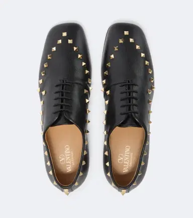 Valentino Garavani Rockstud leather Oxford shoes | Thumbnail 2