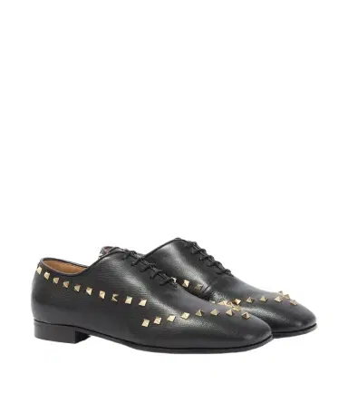 Valentino Garavani Rockstud leather Oxford shoes | Thumbnail 1