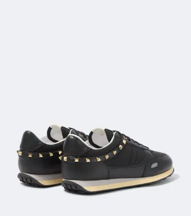 Valentino Garavani Stud Up leather-trimmed sneakers | Thumbnail 4 Valentino Garavani Stud Up leather-trimmed sneakers | Thumbnail 4