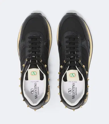 Valentino Garavani Stud Up leather-trimmed sneakers | Thumbnail 5 Valentino Garavani Stud Up leather-trimmed sneakers | Thumbnail 5