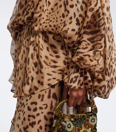 Xu Zhi Leopard-print silk blouse | Thumbnail 3 Xu Zhi Leopard-print silk blouse | Thumbnail 3