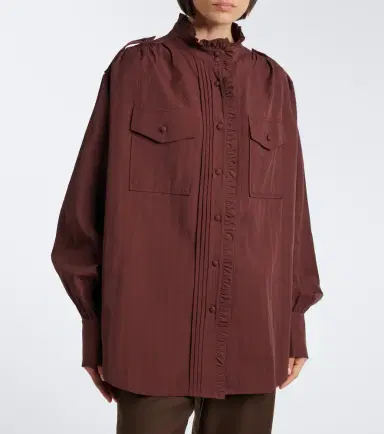 Xu Zhi Ruffled oversized blouse | Thumbnail 3 Xu Zhi Ruffled oversized blouse | Thumbnail 3