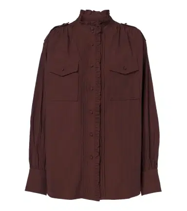 Xu Zhi Ruffled oversized blouse | Thumbnail 1 Xu Zhi Ruffled oversized blouse | Thumbnail 1