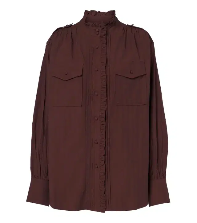 Xu Zhi Ruffled oversized blouse