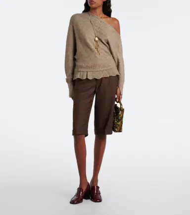 Xu Zhi Ruffled asymmetric sweater | Thumbnail 2 Xu Zhi Ruffled asymmetric sweater | Thumbnail 2