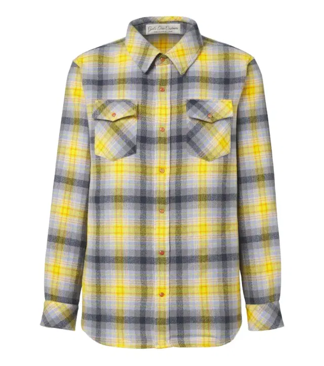 God’s True Cashmere Alchemy plaid cashmere shirt with carnelians